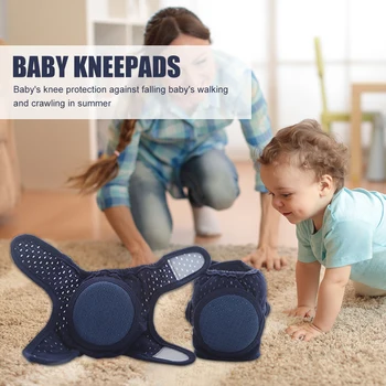 1 Пара детских наколенников, детская подушка для безопасности при ползании, нескользящая грелка для ног малышей, защитные наколенники для поддержки колена