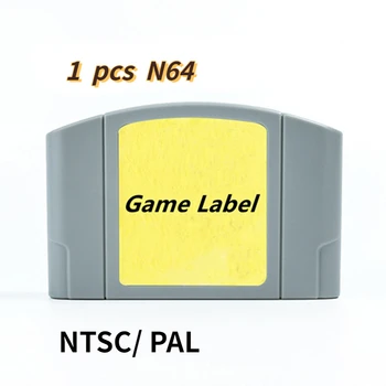1 шт. N64 с одной картой, 64-битная версия игры для США NTSC или EUR PAL для N64
