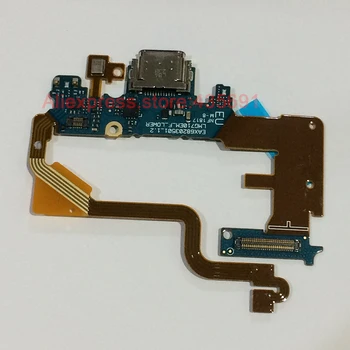 10 шт./лот Оригинальный разъем USB-док-станции для зарядки Type C, гибкий кабель микрофона для LG G7 Thinq G710, запасные части