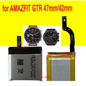 100% Новый Аккумулятор PL502625V PL412120V для Huami AMAZFIT GTR42mm GTR47mm GTR 42mm GTR 47mm SmartWatch Batteries