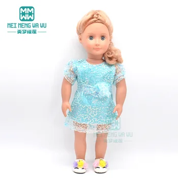 15 стильных платьев принцессы, одежда для кукол, подходит для американской куклы 45 см и аксессуары для кукол New born