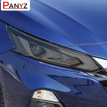 2 Шт Защитная пленка для автомобильных фар Восстановление фар Прозрачная Черная Наклейка из ТПУ для Nissan Altima 2019 2020 Аксессуары