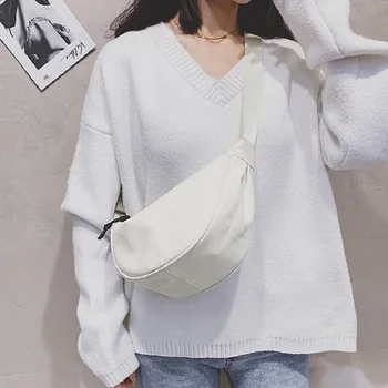 2023 Женские сумки через плечо, парусиновая повседневная поясная сумка в корейском стиле для женщин, модная летняя сумка через плечо, женская нагрудная сумка