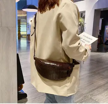 2023 Новая повседневная женская сумка из искусственной кожи, поясная сумка, модная сумка через плечо, поясная сумка