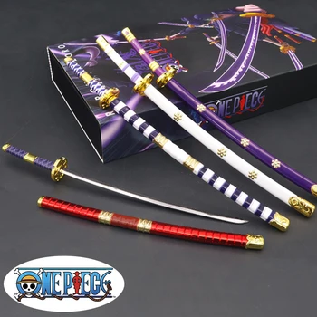 27 Стилей, цельное оружие, игровой брелок Roronoa Zoro Yama, модель оружия, Катана, Самурайские мечи, Нож-бабочка, Игрушки, Детский подарок