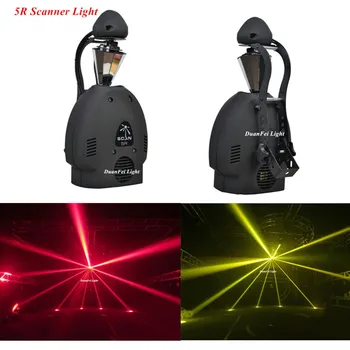 2шт 200 Вт Роликовый сканер 5r led beam moving head rgbw disco scanner light