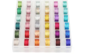 36 Разноцветных металлических вышивальных ткацких ниток ручной работы, нитка для браслета 