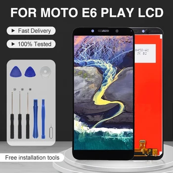 5,5-Дюймовый XT2029 Дисплей Для Motorola Moto E6 Play LCD Touch Panel Screen Digitizer В Сборе С Инструментами Бесплатная Доставка
