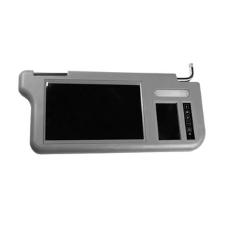 7-дюймовый автомобильный солнцезащитный козырек Экран внутреннего зеркала заднего вида ЖК-монитор DVD/VCD/AV/TV-плеер Камера заднего вида (справа) Козырек