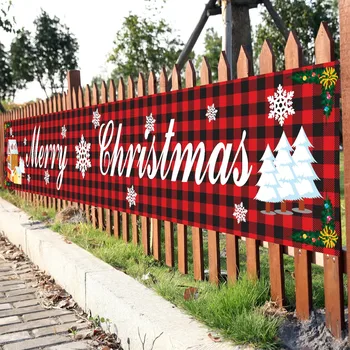 9ft Large Merry Christmas Banner Sign Xmas Outdoor Indoor Decoration Home Флагштоки Под Флаги Bandera Con Soporte Флаг Шток