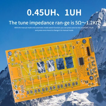 ATU-120 Коротковолновый автоматический антенный тюнер 3,5 ~ 54 МГц Коротковолновый автоматический антенный тюнер Обновленная версия DIY Set
