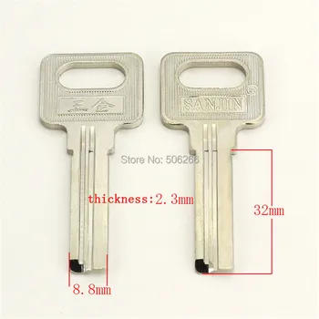 B143 Jinlan embryo заготовка для дверного ключа, гражданский бланк для ключей, костюм для вертикальной резки ключей
