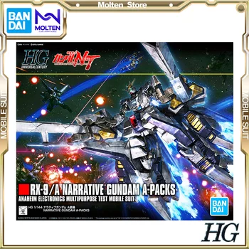 BANDAI Original HGUC 1/144 Narrative Gundam A-Packs Мобильный Костюм Gundam UC (Единорог) Gunpla Model Kit В сборе