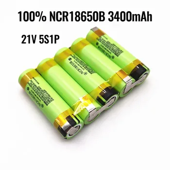 Batterie 3400mah pour tournevis 12V 16.8V 21V, originale, avec bande à souder, batterie personnalisée