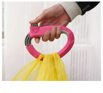 D-образный экстрактор для овощей, сумка для покупок, пластиковый пакет, кольцо для покупок овощей, ручка для защиты от удушения