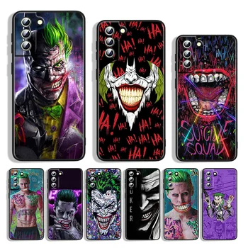 DC Movie Joker Clown Чехол Для Телефона Samsung Galaxy S23 S22 S21 S20 FE Ultra S10e S10 S9 S8 Plus Lite Черный Чехол