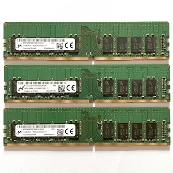 DDR4 16 ГБ 2400 МГц ECC UDIMM Оперативная память 16 ГБ 2RX8 PC4-2400T-EE1-11 Настольный Сервер Памяти 288pin 1шт