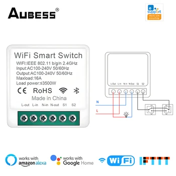 eWeLink 16A WiFi Smart Switch DIY Light Смарт-Переключатели Поддерживают 2-полосное Управление Модулем 