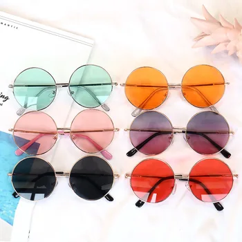 FOCUSNORM от 0 до 8 лет, 6 цветов, летние солнцезащитные очки для новорожденных девочек и мальчиков, сплошное повседневное наружное стекло