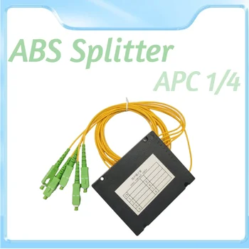 FTTH ABS Splitter SC APC 1x4 Волоконный Соединитель Splitter Box Однорежимный Оптический Разветвитель SC/ APC 1/4 Волоконная Косичка