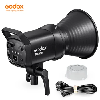 Godox SL60II SL60IID COB LED Video Light 5600K 2.4G Беспроводное/Bluetooth Управление Непрерывным Освещением Крепление Bowens для фотосъемки