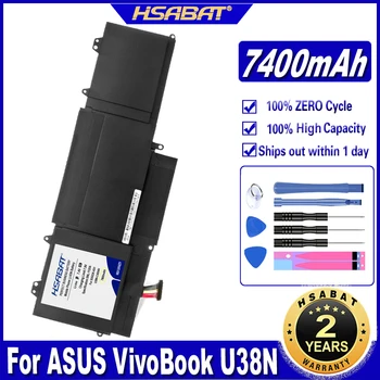 HSABAT C23-UX32 7400 мАч Аккумулятор для ноутбука ASUS VivoBook U38N U38N-C4004H ZenBook UX32 UX32A UX32VD UX32LA Батареи