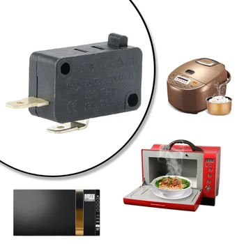 KW1-103 Замена микропереключателя дверцы микроволновой печи для стиральной машины Аксессуары для микроволновой печи 250 В (нормально закрывается)