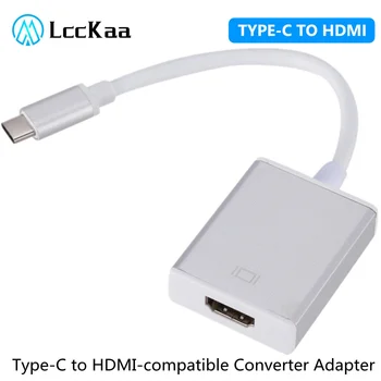 LccKaa USB 3.1 HD 1080P Кабель Преобразования Type-c В HDMI-совместимый ТВ-Адаптер Для Мобильного Телефона, Подключенного К Ноутбуку ТВ-Монитора