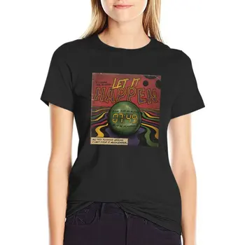 Let it Happen - Футболка Tame Impala, футболки с графическим рисунком, одежда аниме, одежда хиппи, футболки rolling stones для женщин