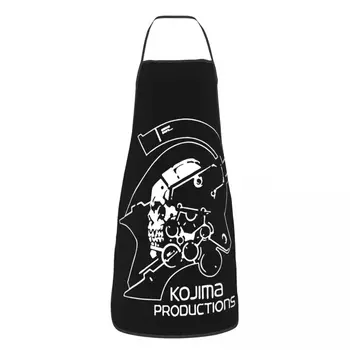 Metal Gear Kojima Productions Фартук Водонепроницаемый Кухонный Нагрудник Death Stranding Кухня Приготовление Пищи Выпечка Бытовая Чистка Фартук