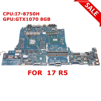 NOKOTION LA-F551P 0D3R1D CN-0D3R1D Для DELL Alienware 17 R5 17,3-дюймовый Ноутбук материнская плата SR3YY I7-8750H процессор 4,1 ГГц GTX1070 8 ГБ