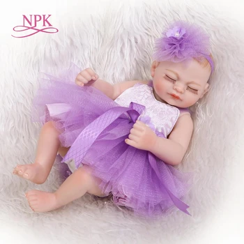 NPK оптовая продажа кукла реборн мини милая спящая девочка с гендерными игрушками подарки для девочек детские товарищи по играм
