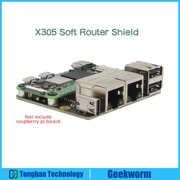 Raspberry Pi Zero W Soft Router Shield с портом Ethernet и USB 2.0 (X305)