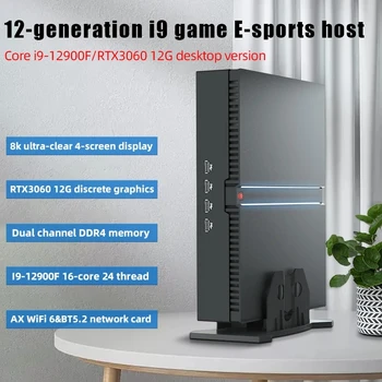Topton 13-го поколения Мини-хост Игровой ПК i9 12900F i7 13700F Nvidia RTX 4060Ti 8G 3060 12G PCIE4.0 Настольный компьютер для геймеров с Windows 11