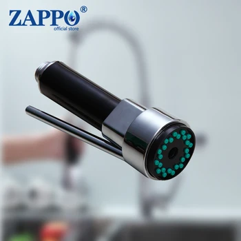 ZAPPO Кухонная раковина Выдвижной Смеситель-распылитель Сменная головка 1 Способ Подачи воды Смесители для Кухонного распылителя с дождевой насадкой