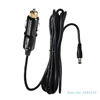 Автомобильное зарядное устройство постоянного тока Автоматический кабель питания 12 В Автомобильный прикуриватель Штекер постоянного тока 5,5 мм x 2,0 мм Шнур для автомобильного видеорегистратора