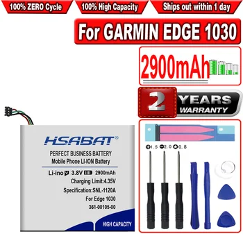 Аккумулятор HSABAT 2900mah 361-00105-00 для портативной GPS-навигации GARMIN EDGE 1030 для велосипеда