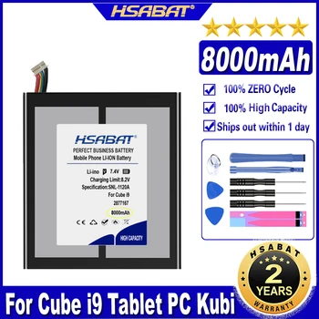 Аккумулятор HSABAT i9 8000mAh для Планшетного ПК Cube i9 2877167 С 10 Линиями + Штекерные Батареи