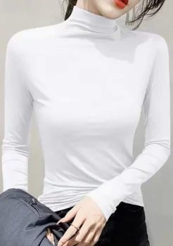 Белая женская футболка E-CL