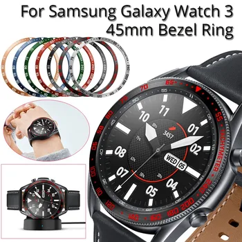 Браслеты для мужчин, спортивные браслеты для детей, совместимые с Galaxy Watch, кольцо для часов в масштабе 3 45 мм, клейкая крышка