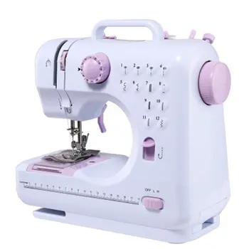 Бытовая многофункциональная швейная машина Электрическая микрошитьевая машина Мини-швейная машина для вышивания букв
