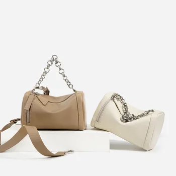Весенне-летние женские модные сумки 2023, новые высококачественные женские сумки через плечо, брендовые дизайнерские сумки из воловьей кожи, бесплатная доставка