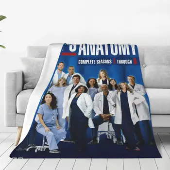 Винтажные одеяла Grey's Anatomy Velvet Summer Cristina Yang, потрясающие портативные мягкие пледы для дивана, уличное одеяло