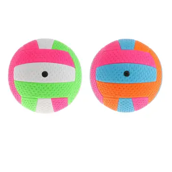 Волейбол из ПВХ, размер 2, мягкий на ощупь игровой тренировочный мяч для отдыха, 5,9-дюймовая детская игрушка для песочного двора