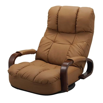 Вращающийся стул с откидывающейся спинкой, вращающийся на 360 градусов, мебель для гостиной в японском стиле, кресло-шезлонг современного дизайна