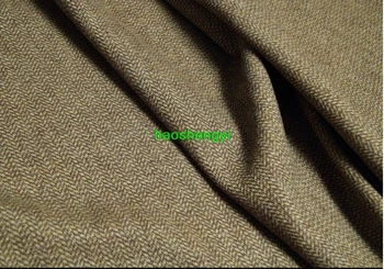 Высококачественная итальянская шерстяная ткань в елочку из шерстяного твида