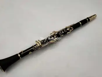Высококачественный Кларнет B Tone, 17 клавиш, Эбеновое дерево, позолоченный Профессиональный музыкальный инструмент с футляром, бесплатная доставка