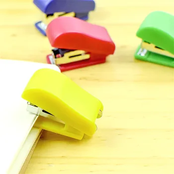 Высококачественный портативный маленький степлер Kawaii Mini, полезный набор скрепок для степлера, офисные инструменты для переплета, канцелярские школьные принадлежности