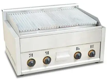 Газовый лавовый гриль, коммерческая печь для обжига, гриль для барбекю; Машина для приготовления барбекю