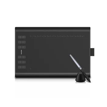 Графический планшет для рисования H1060P Micro USB, 12 Экспресс-клавиш, цифровая живопись, пассивная ручка без батареи
